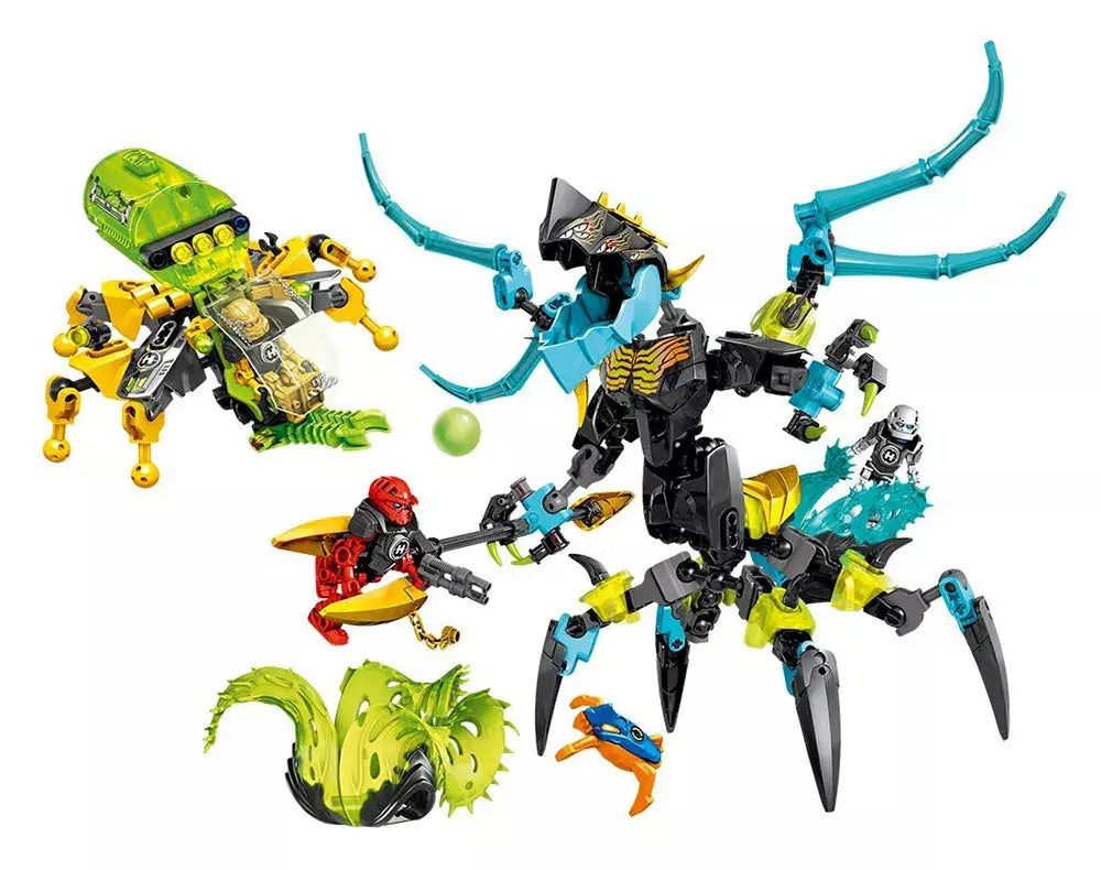 LEGO Hero Factory 44029 : Queen Beast contre Furno, Evo et Stormer Play Again