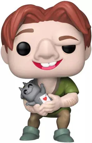 Funko Pop 574 Le Bossu de Notre-Dame : Quasimodo tenant une gargouille Play Again