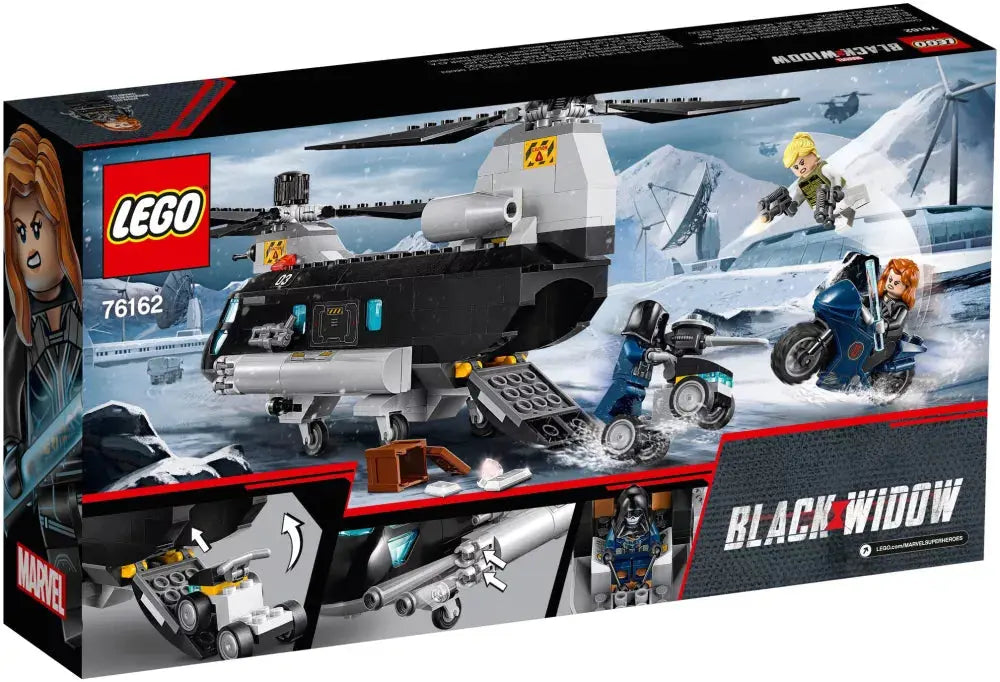 LEGO Marvel 76162 : La poursuite en hélicoptère de Black Widow Play Again