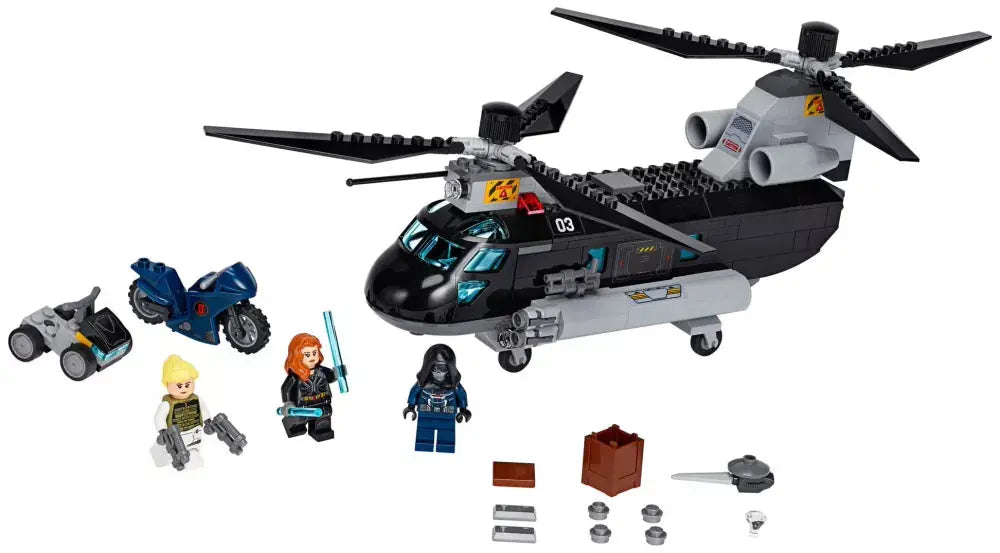 LEGO Marvel 76162 : La poursuite en hélicoptère de Black Widow Play Again