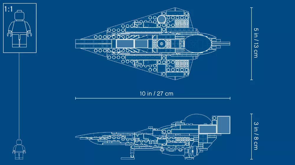 LEGO Star Wars 75214 : Anakin's Jedi Starfighter Play Again