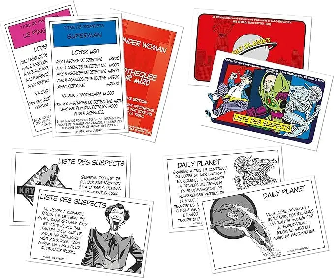 Monopoly DC Comics SUPPR Play Again