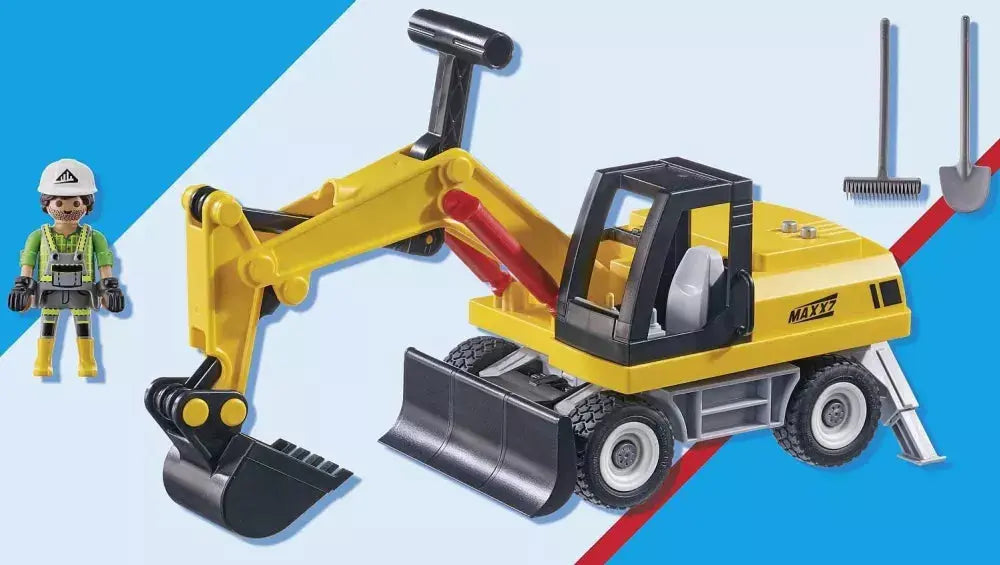 PLAYMOBIL City Action 71407 : Pelleteuse Play Again