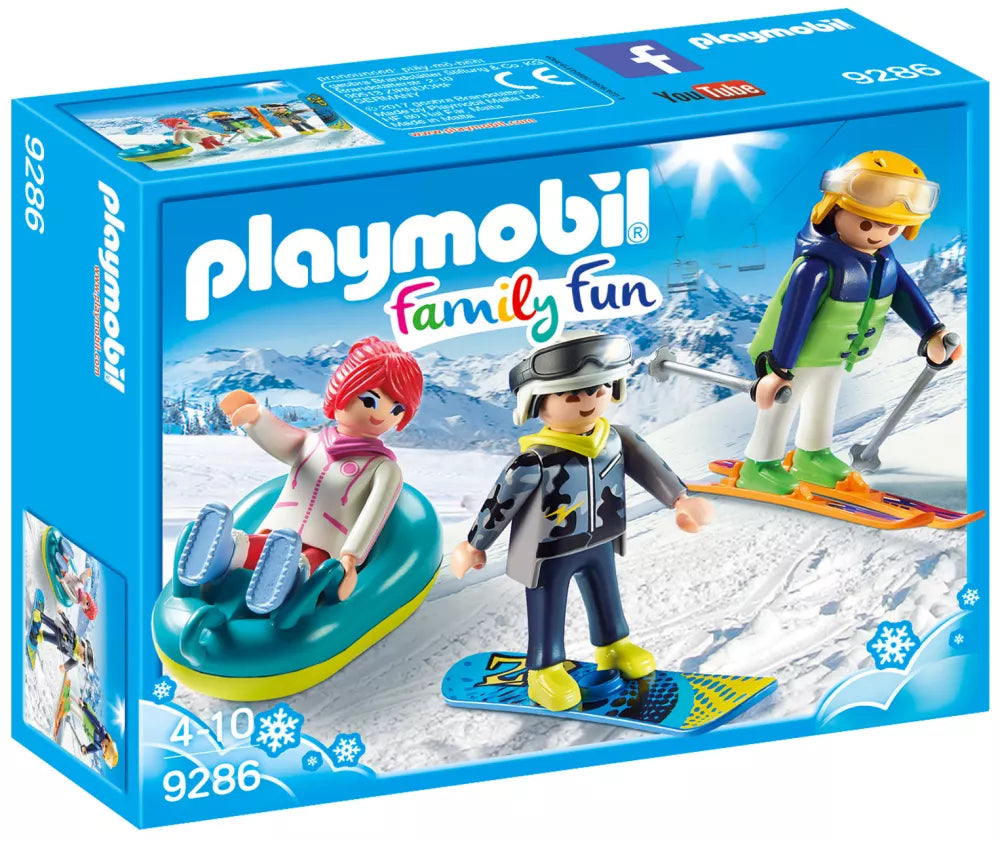PLAYMOBIL Family Fun 9286 : Vacanciers aux sports d'hiver