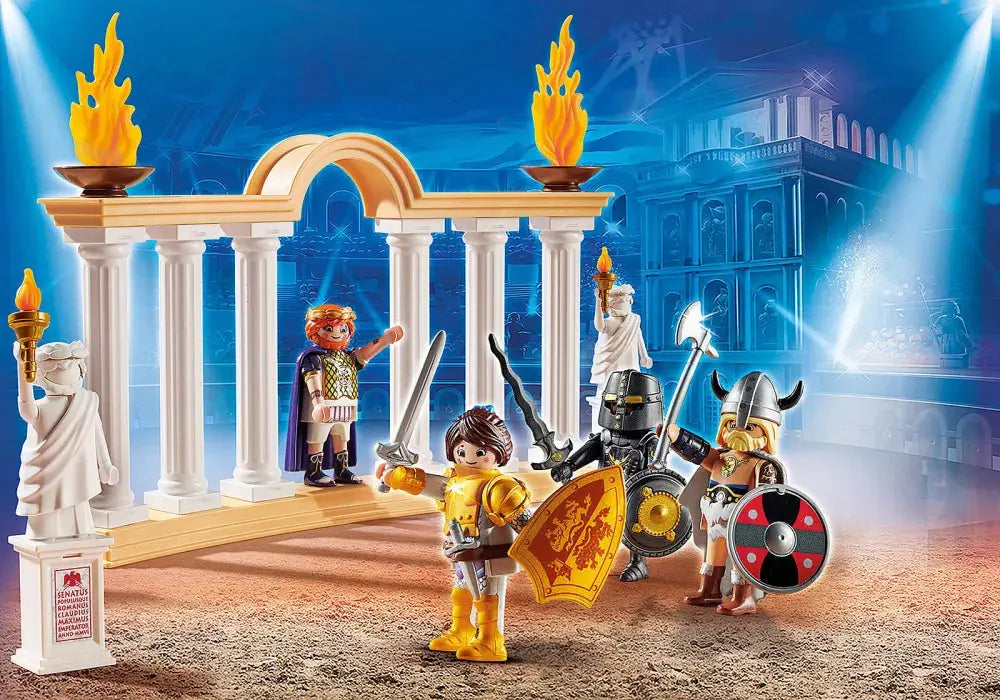 PLAYMOBIL Le Film 70076 : Empereur Maximus et Colisée Play Again