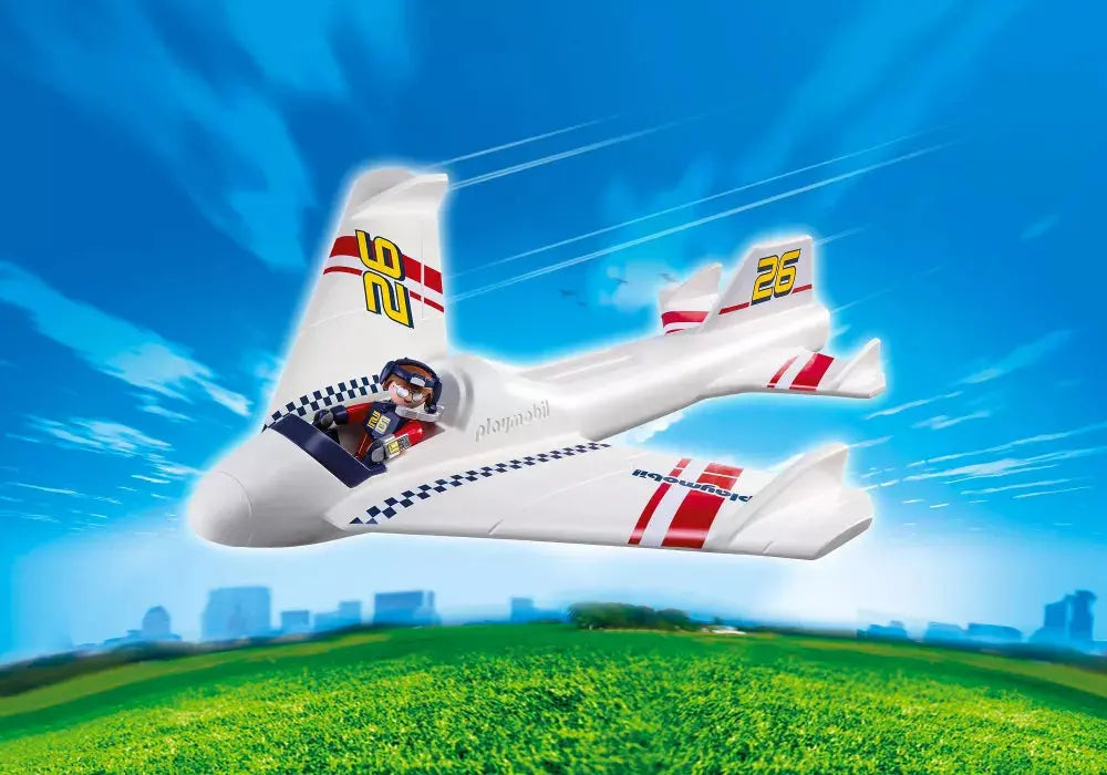PLAYMOBIL Sports & Action 5453 : Planeur turbo Play Again