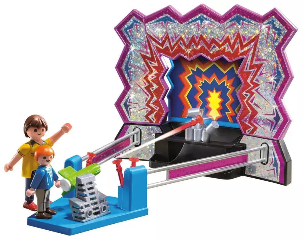 PLAYMOBIL Summer Fun 5547 : Stand de Chamboule-Tout Play Again