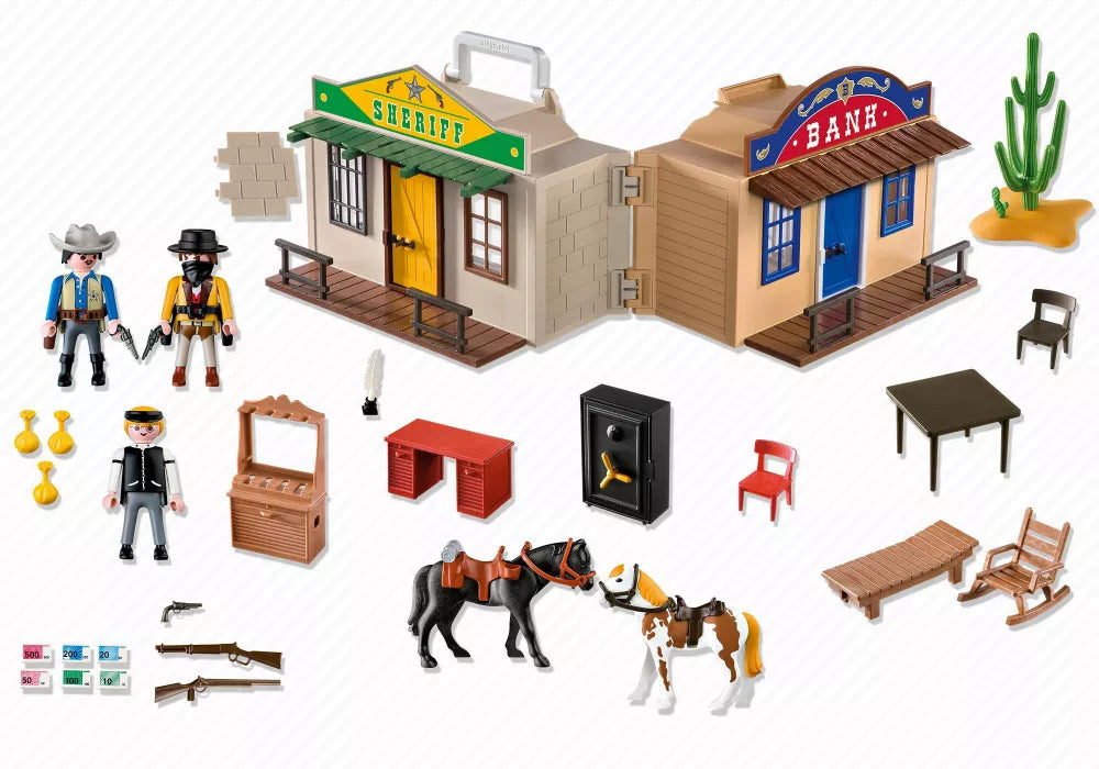 PLAYMOBIL Western 4398 : Coffret de cow-boy transportable