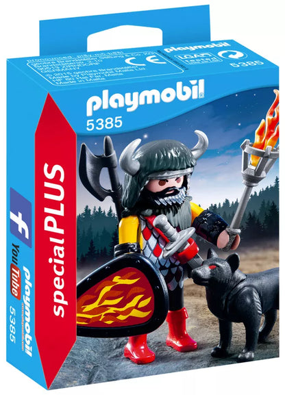 PLAYMOBIL Special Plus 5385 : Guerrier avec Loup