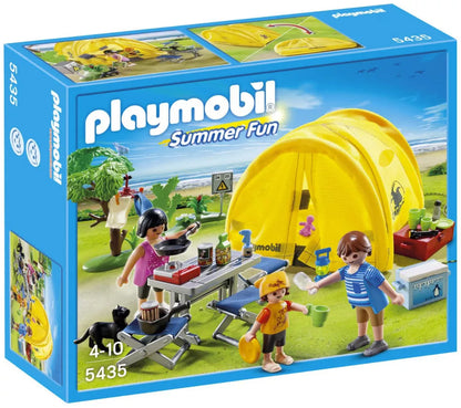 PLAYMOBIL Summer Fun 5435 : Famille et tente de camping