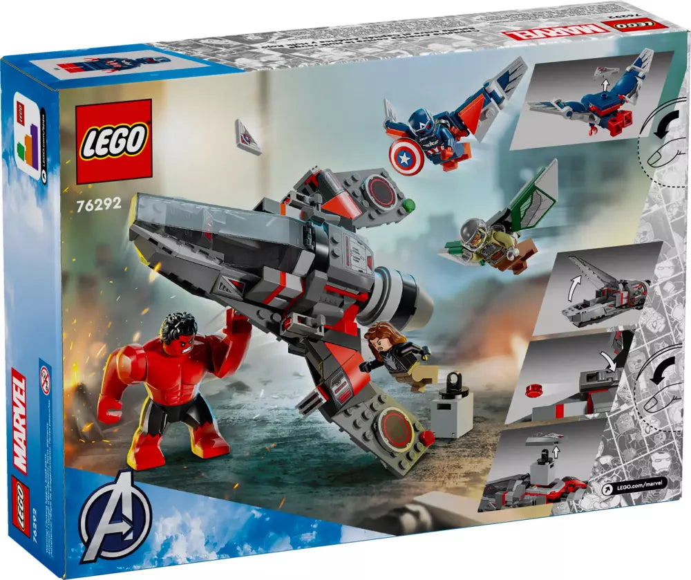 LEGO Marvel 76292 : Captain America vs Hulk rouge