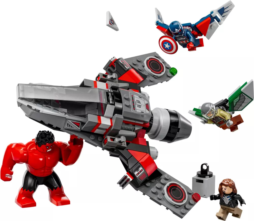 LEGO Marvel 76292 : Captain America vs Hulk rouge