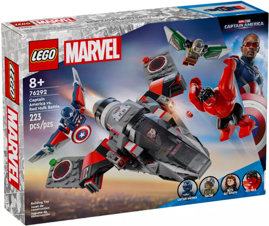 LEGO Marvel 76292 : Captain America vs Hulk rouge