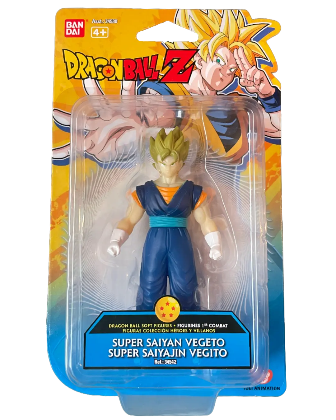 Dragon Ball Z Figurine Bandai 34542 : Super Saiyan Vegeto Play Again