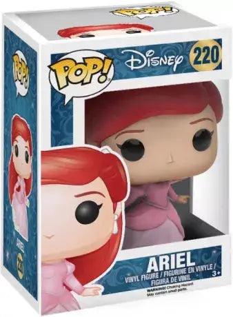 Funko Pop 220 La Petite Sirène : Ariel en Robe Rose Play Again