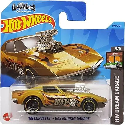 Hot Wheels '68 Corvette Gas Monkey Garage Play Again