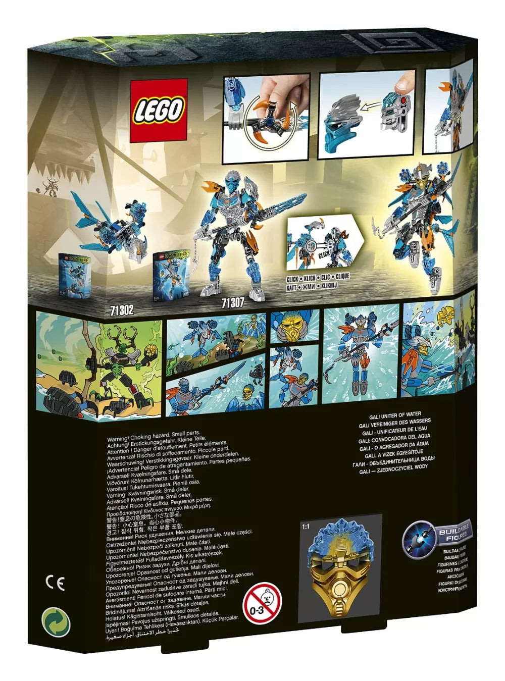 LEGO Bionicle 71307 : Gali - Unificateur de l'Eau Play Again