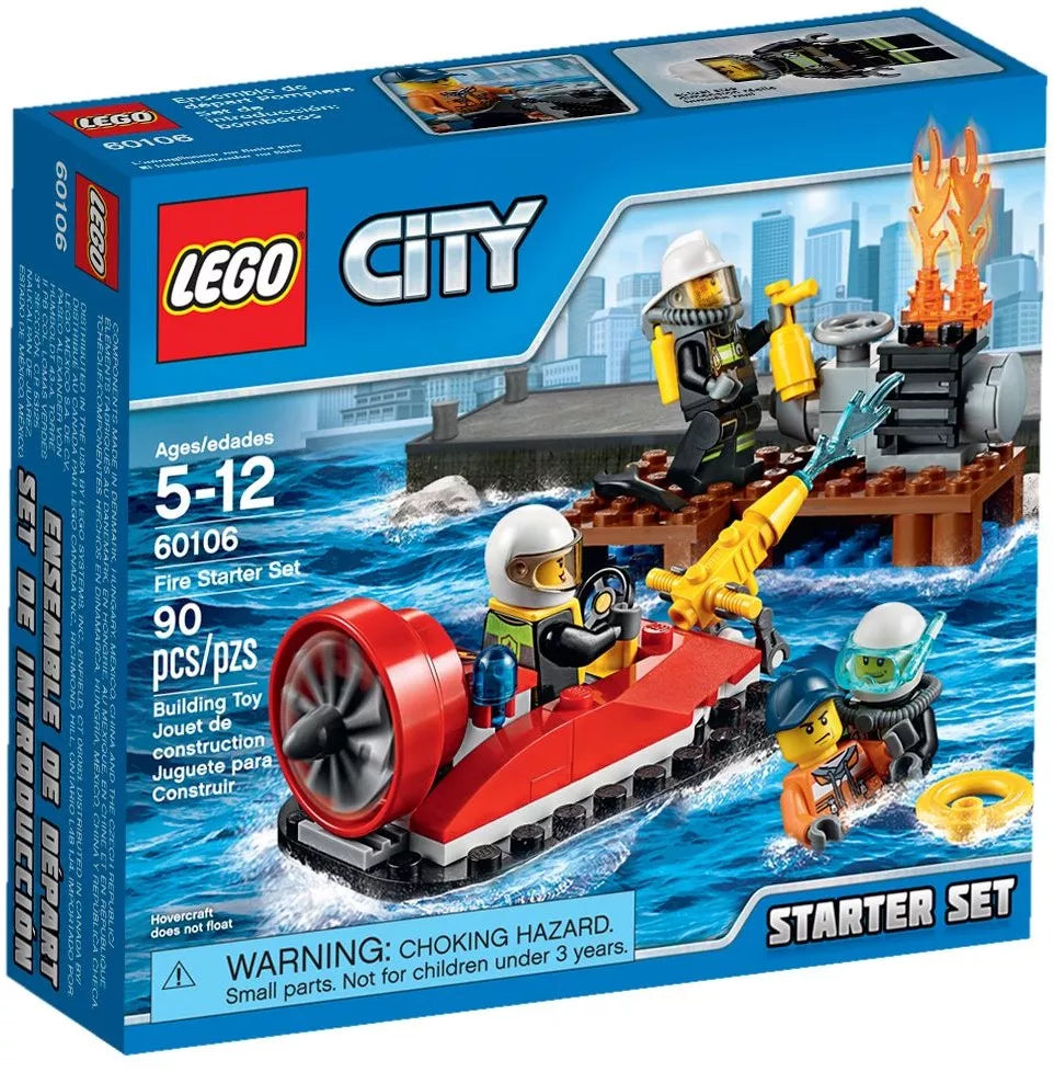 LEGO City 60106 : Ensemble de démarrage pompiers Play Again