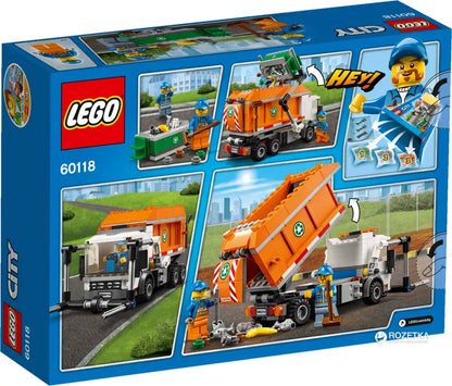 LEGO City 60118 : Le camion poubelle Play Again