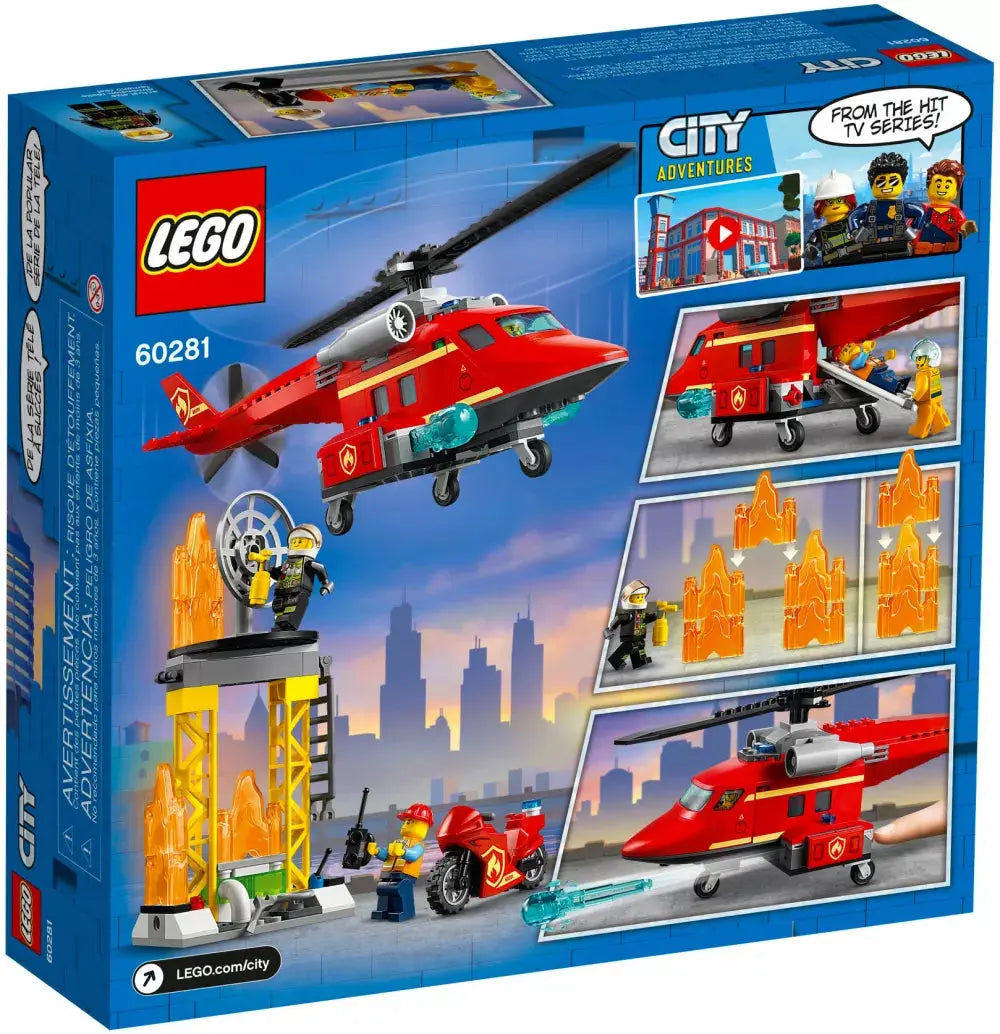 LEGO City 60281 : L'hélicoptère de secours des pompiers Play Again