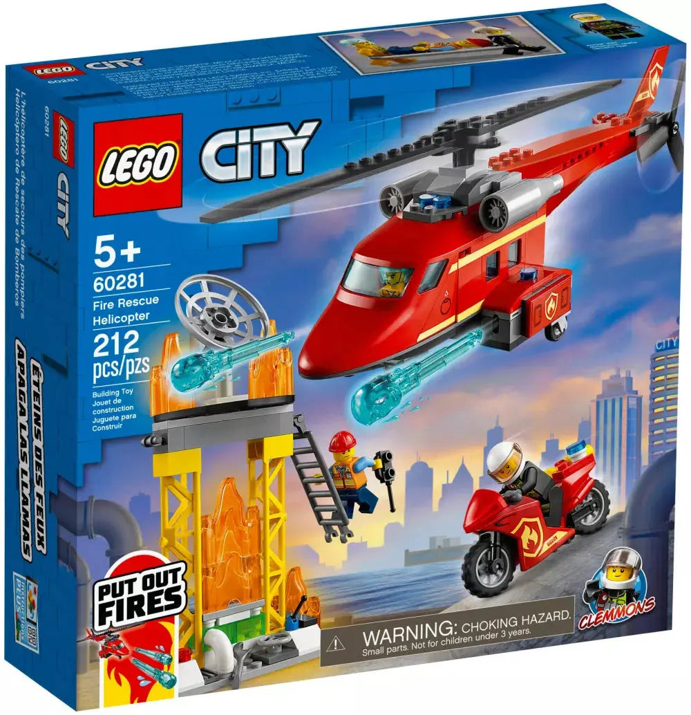 LEGO City 60281 : L'hélicoptère de secours des pompiers Play Again