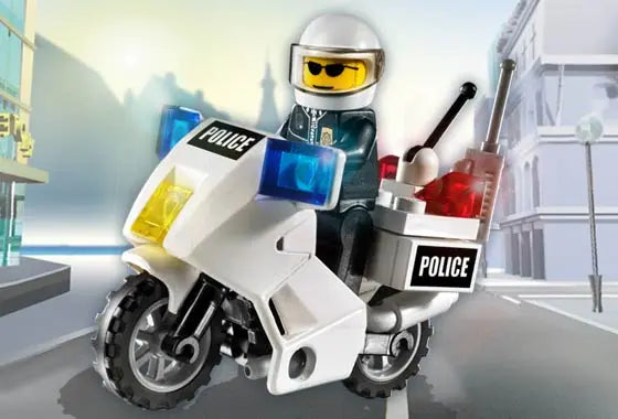 LEGO City 7235 : La moto de police Play Again
