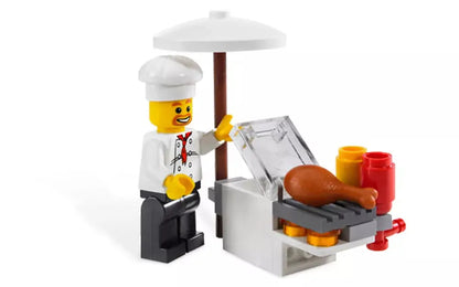 LEGO City 8398 : Le stand barbecue Play Again
