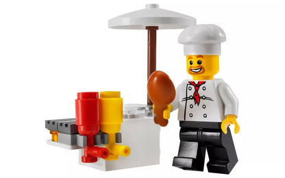 LEGO City 8398 : Le stand barbecue Play Again