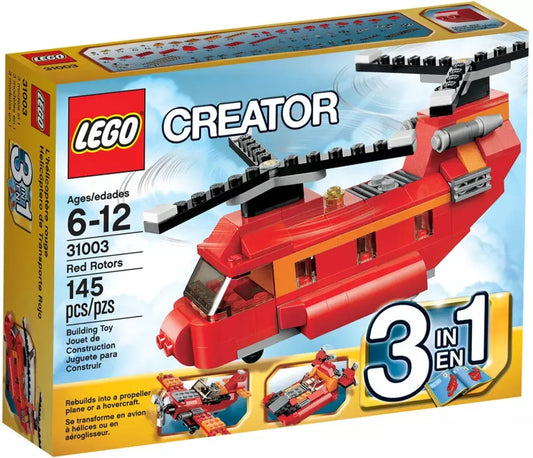 LEGO Creator 31003 : L'hélicoptère bi-rotors Play Again