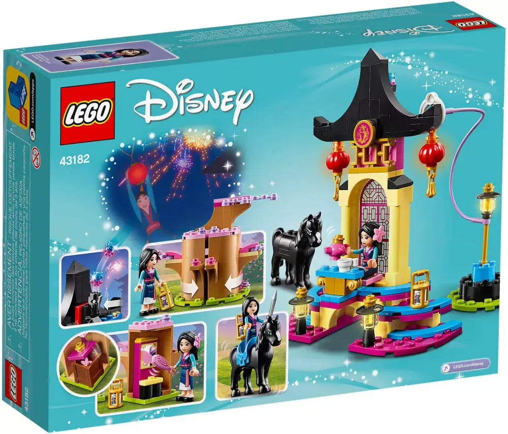 LEGO Disney 43182 : Le terrain d'entraînement de Mulan Play Again