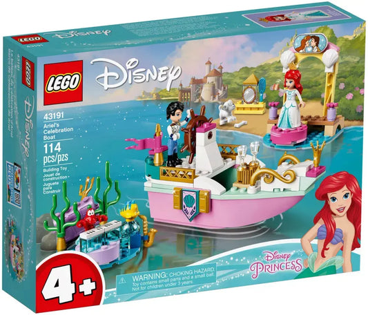 LEGO Disney 43191 : Le bateau de mariage d'Ariel Play Again