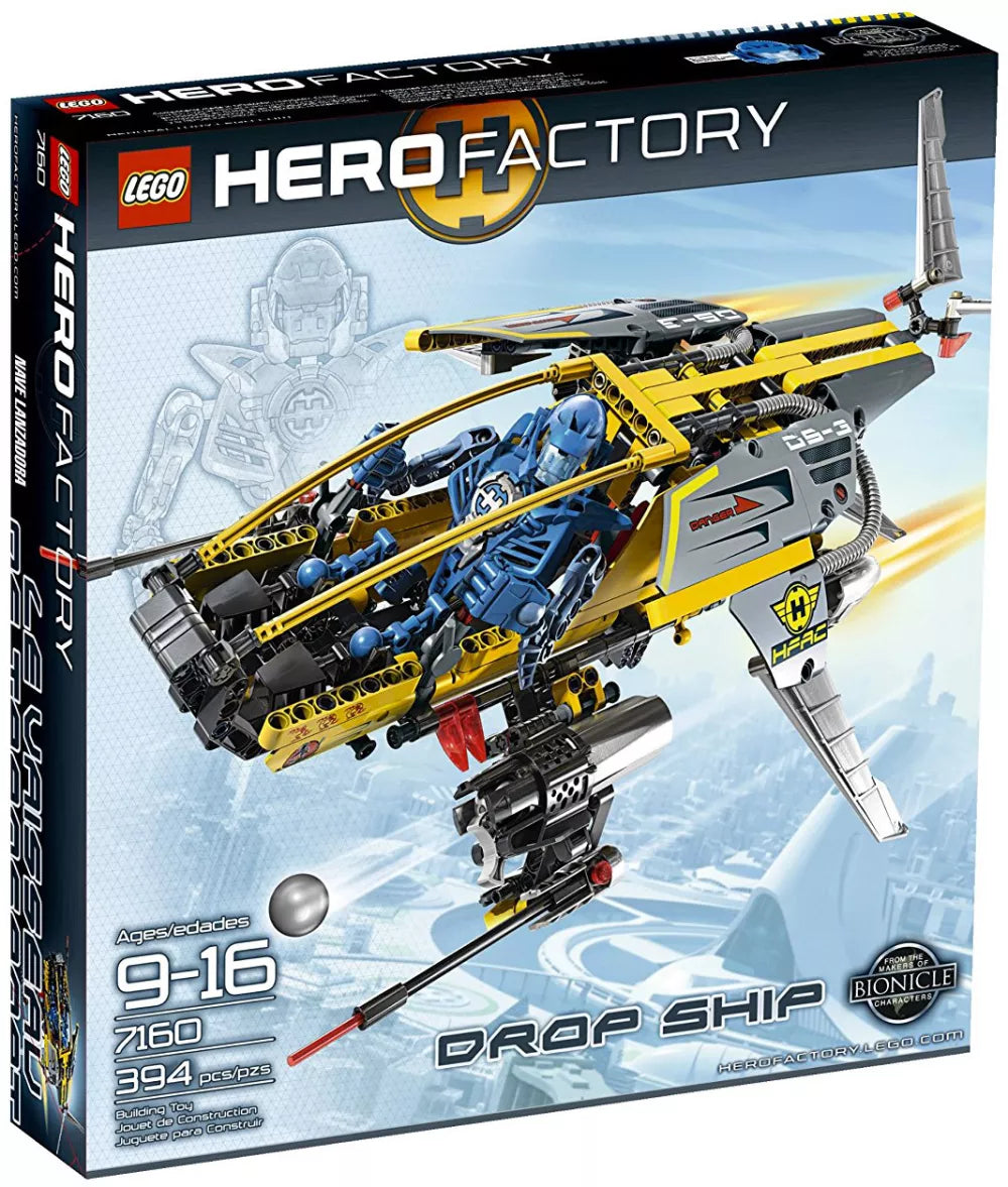 LEGO Hero Factory 7160 : Drop Ship Play Again