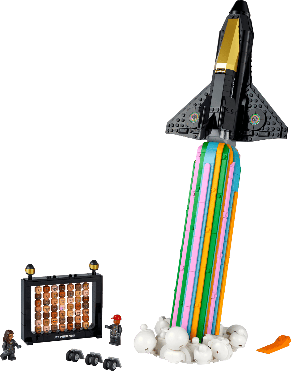 LEGO Icons 10391 : La tête dans les étoiles avec Pharrell Williams Play Again