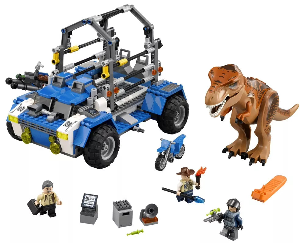 LEGO Jurassic World 75918 : La poursuite du T-rex Play Again