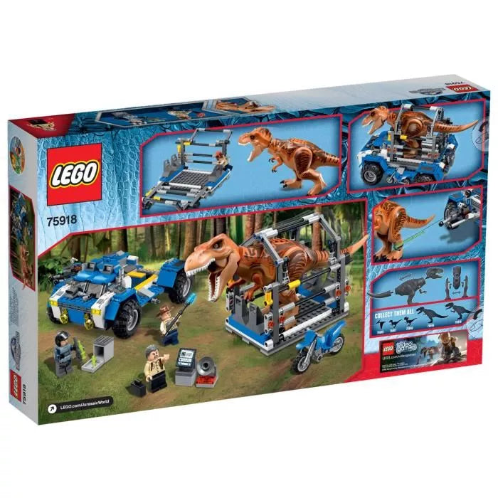 LEGO Jurassic World 75918 : La poursuite du T-rex Play Again