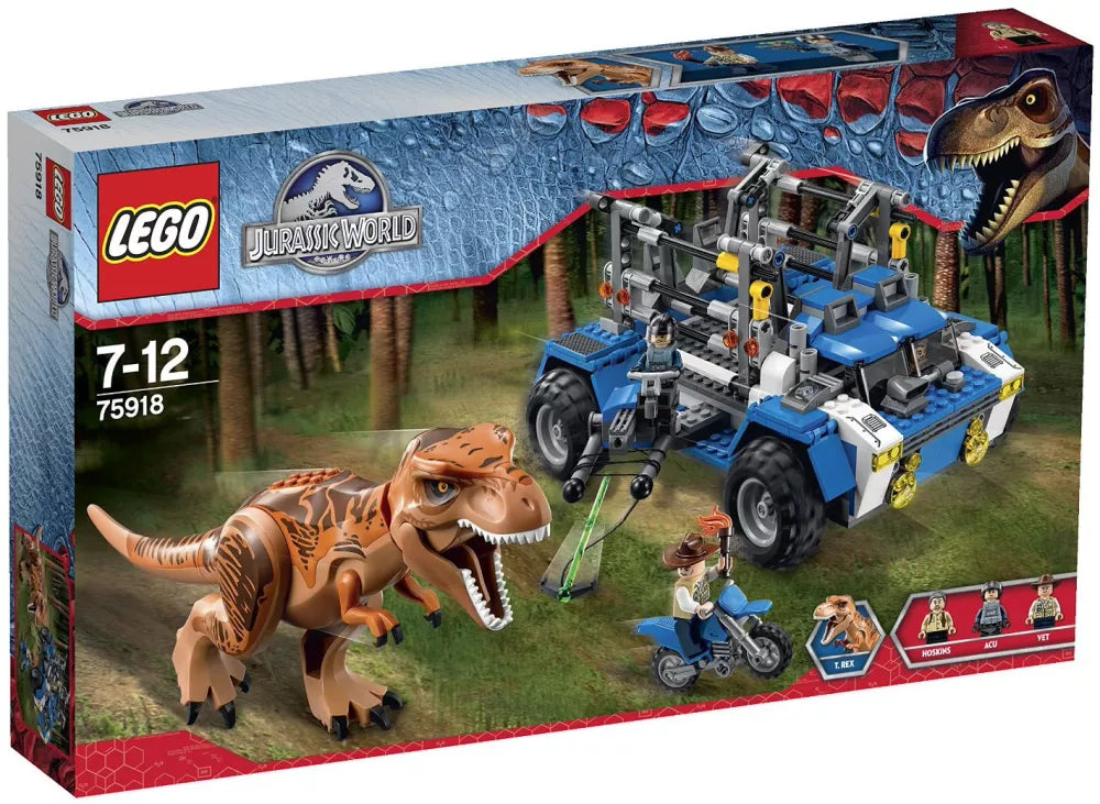 LEGO Jurassic World 75918 : La poursuite du T-rex Play Again