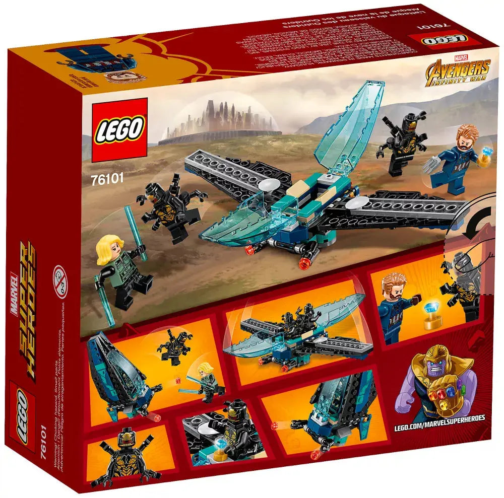 LEGO Marvel 76101 : L'attaque du vaisseau par les Outriders Play Again
