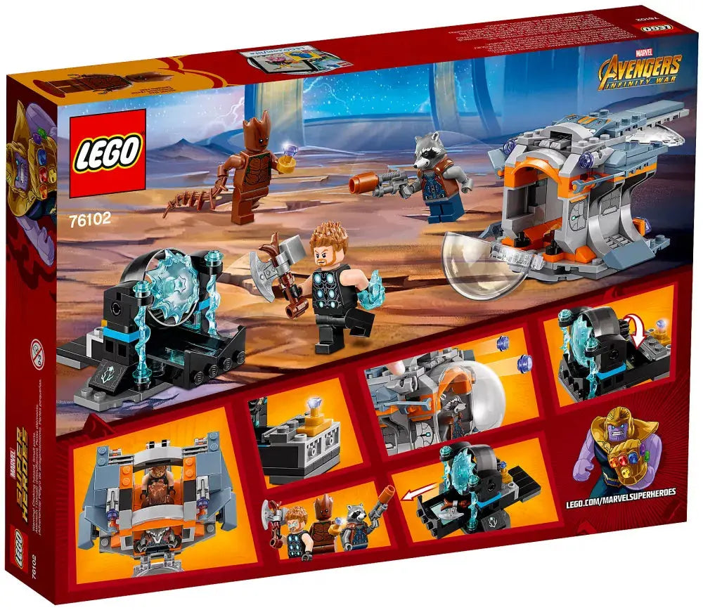 LEGO Marvel 76102 : À la recherche du marteau de Thor Play Again