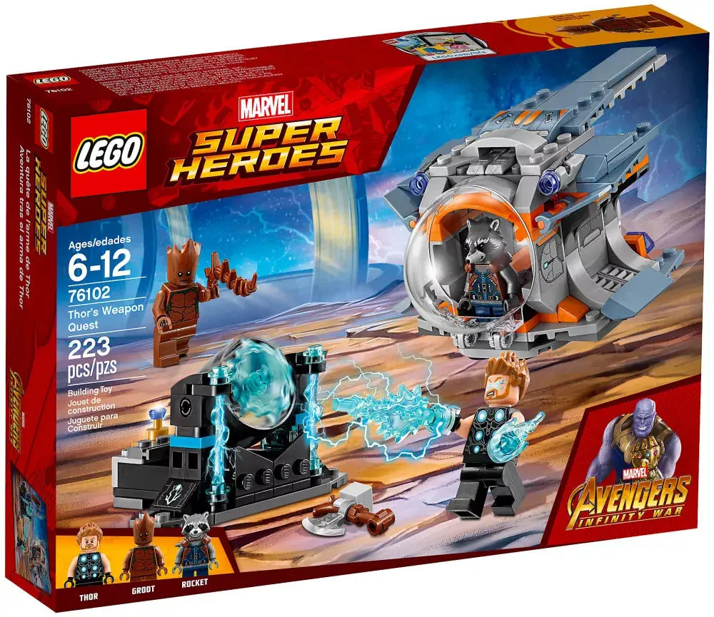 LEGO Marvel 76102 : À la recherche du marteau de Thor Play Again