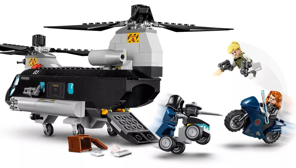 LEGO Marvel 76162 : La poursuite en hélicoptère de Black Widow
