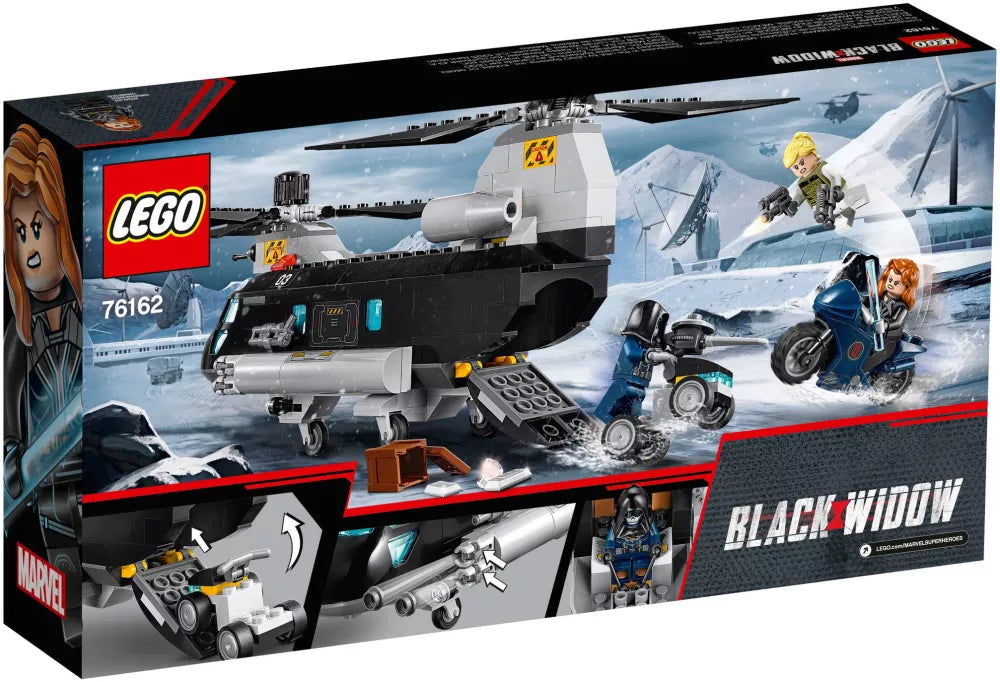 LEGO Marvel 76162 : La poursuite en hélicoptère de Black Widow