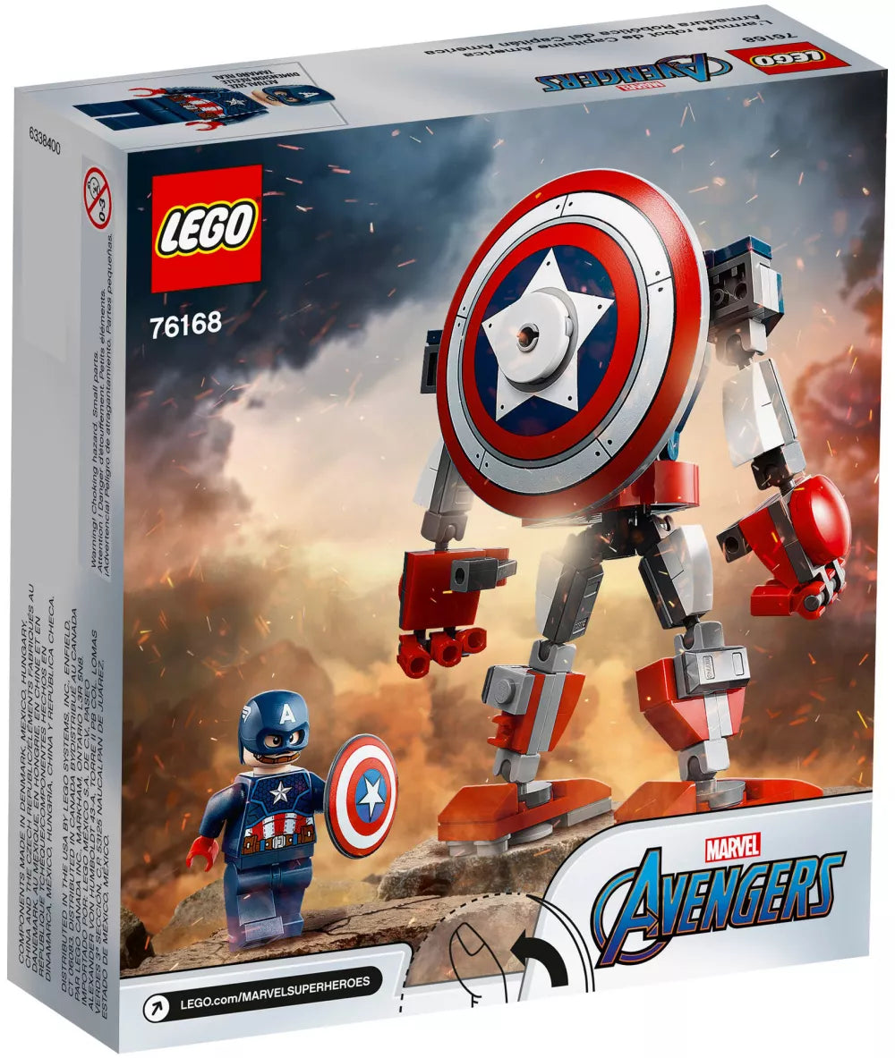 LEGO Marvel 76168 : L’armure robot de Captain America Play Again