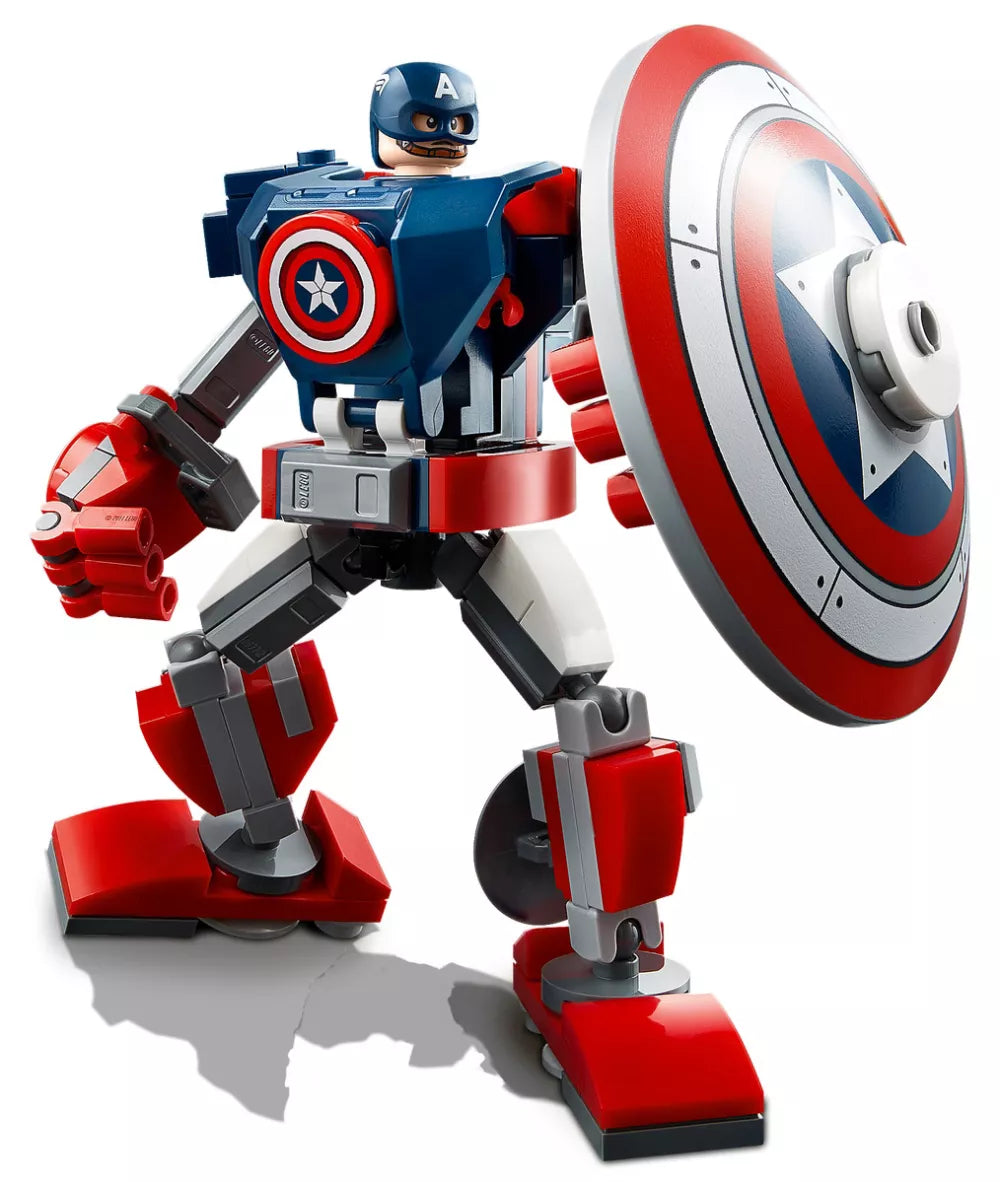 LEGO Marvel 76168 : L’armure robot de Captain America Play Again
