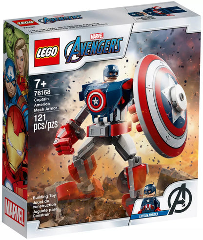 LEGO Marvel 76168 : L’armure robot de Captain America Play Again