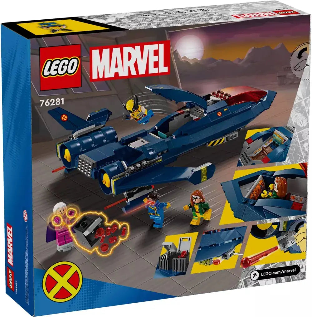 LEGO Marvel 76281 : Le X-jet des X-Men Play Again