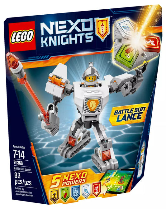 LEGO Nexo Knights 70366 : La super armure de Lance Play Again