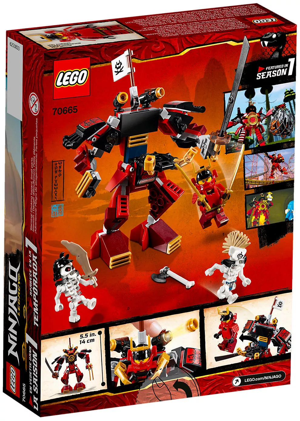 LEGO Ninjago 70665 : Le robot samouraï Play Again