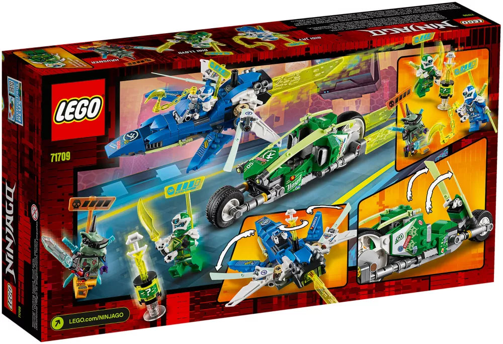 LEGO Ninjago 71709 : Les bolides de Jay et Lloyd Play Again