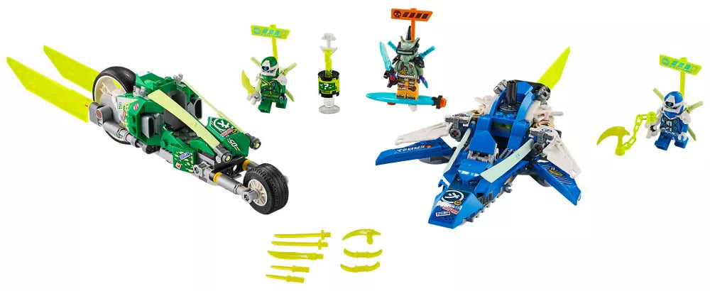 LEGO Ninjago 71709 : Les bolides de Jay et Lloyd Play Again