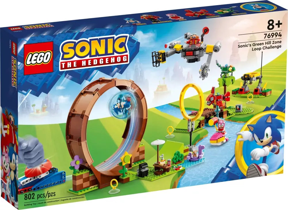 LEGO Sonic The Hedgehog 76994 : Sonic et le défi du looping de Green Hill Zone Play Again